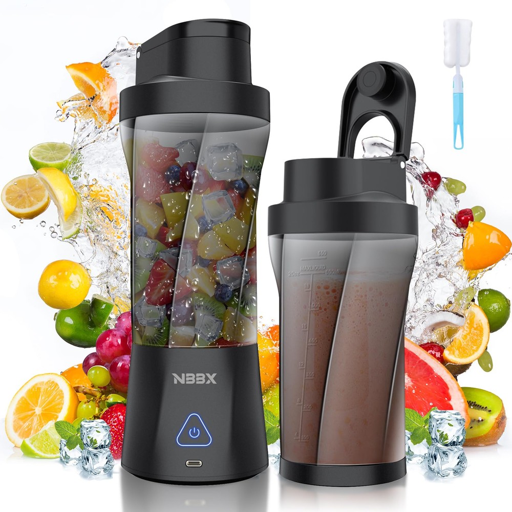 360W Cordless Portable Blender 22oz for Smoothies Shakes On-the-Go