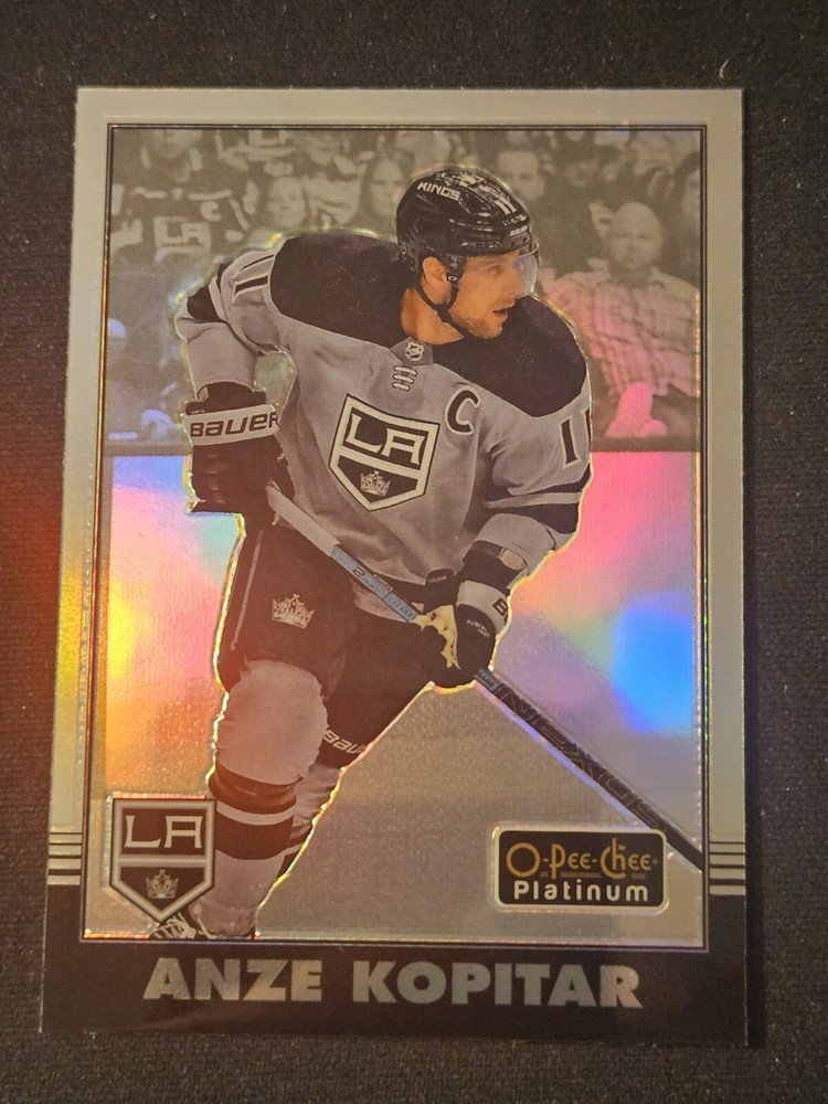 20-21 OPC Platinum Anze Kopitar Rainbow Retro Hockey Card Variant