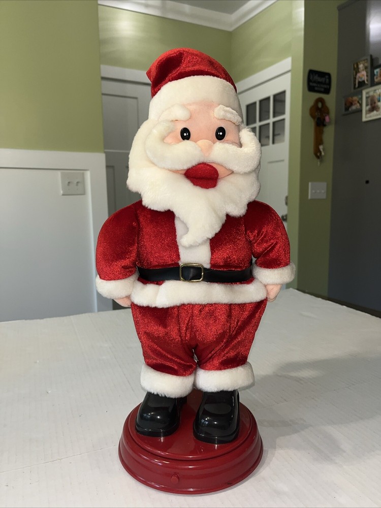 Gemmy Industries Animated Mooning Santa Spins Drops Pants Talk & Laugh 18” Xmas