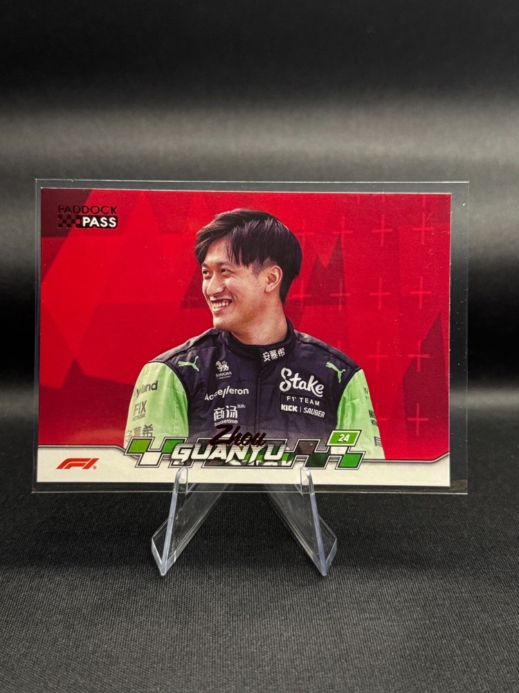 2024 Topps Paddock Pass Zhou Guanyu Card #14
