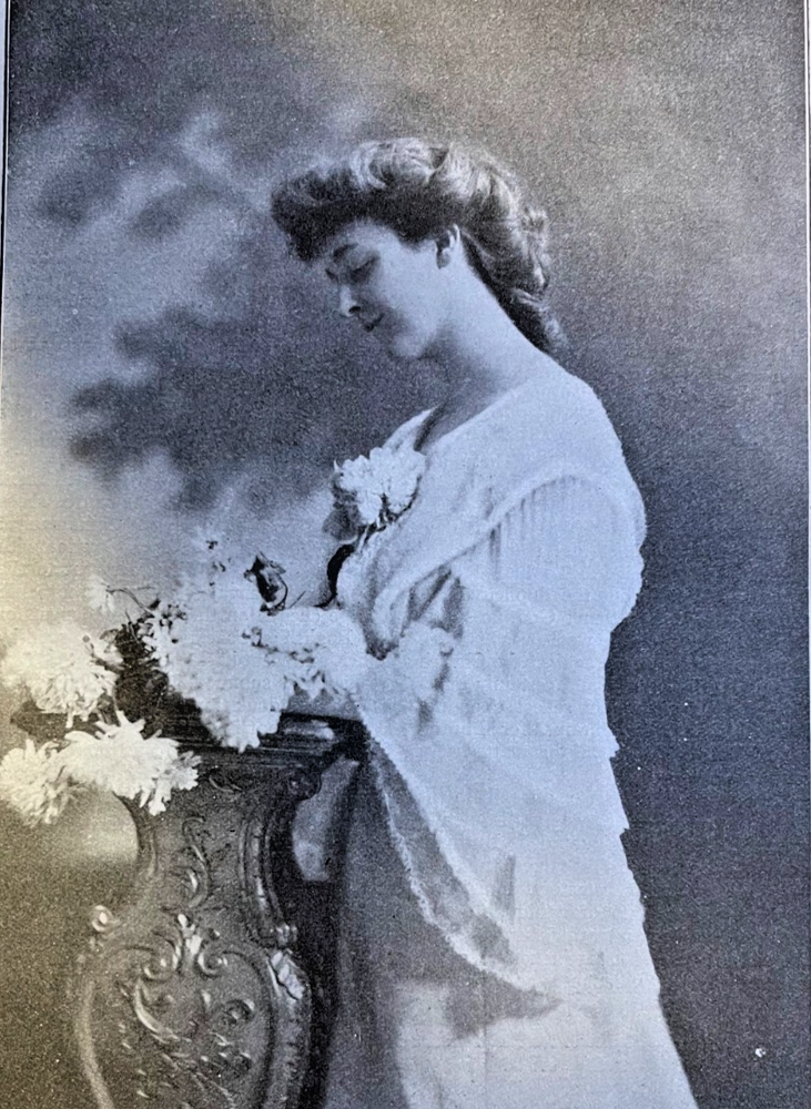 1905 Vintage Magazine Illustration Mrs. W. Forbes Morgan