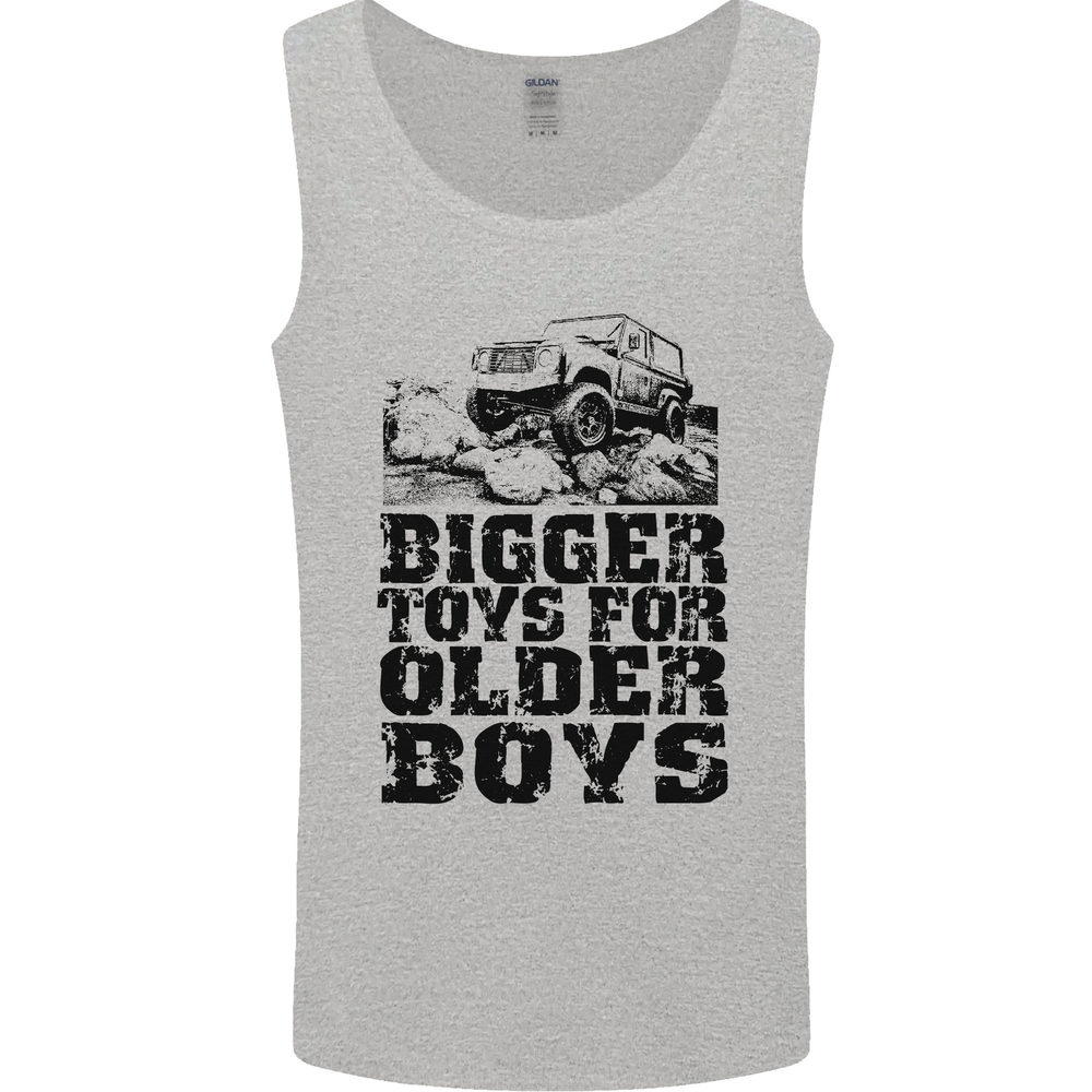 Bigger Toys Older Boys Off Roading Road 4x4 Mens Vest Tank Top