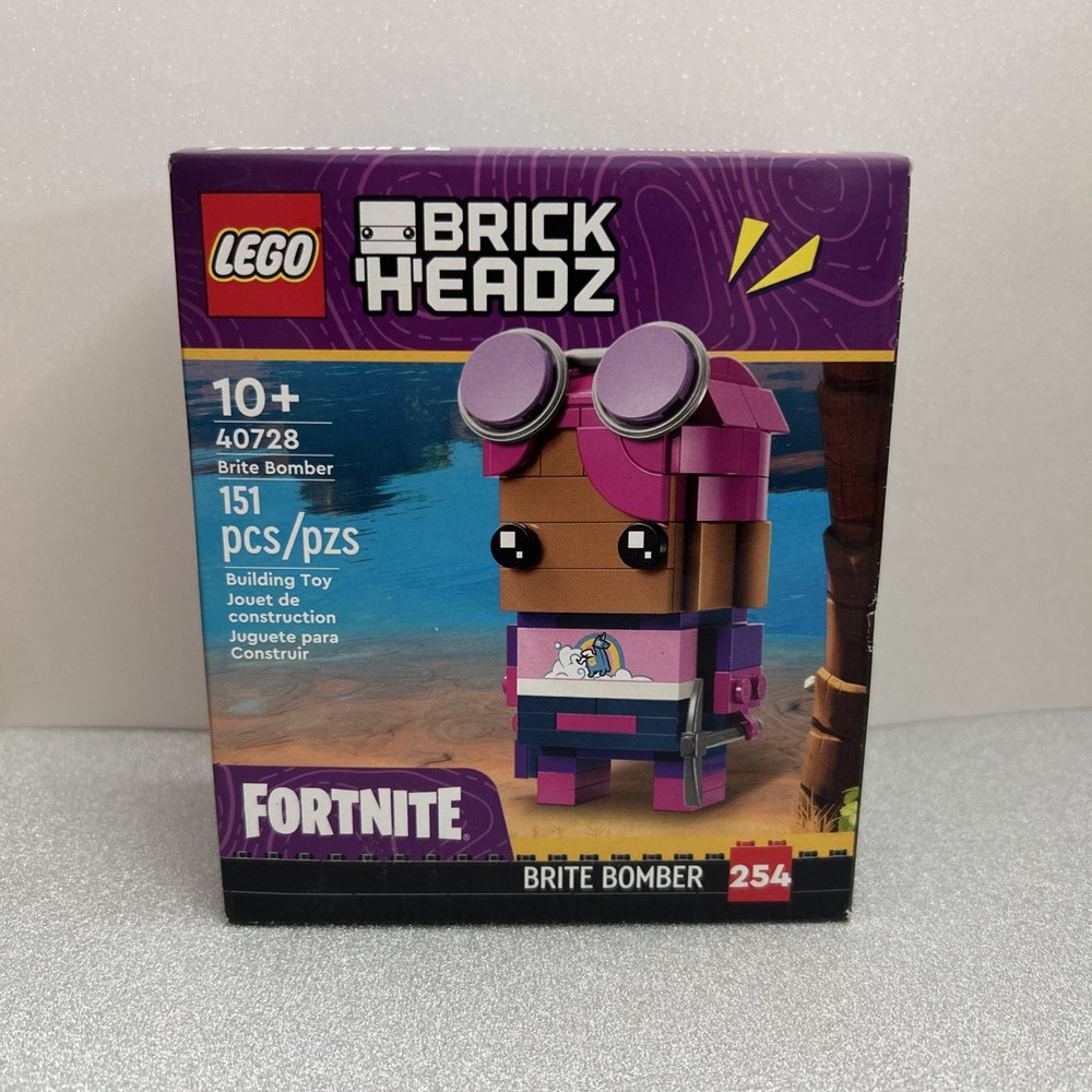 LEGO Fortnite Brite Bomber Brick Headz 40728 Brand New Sealed Set