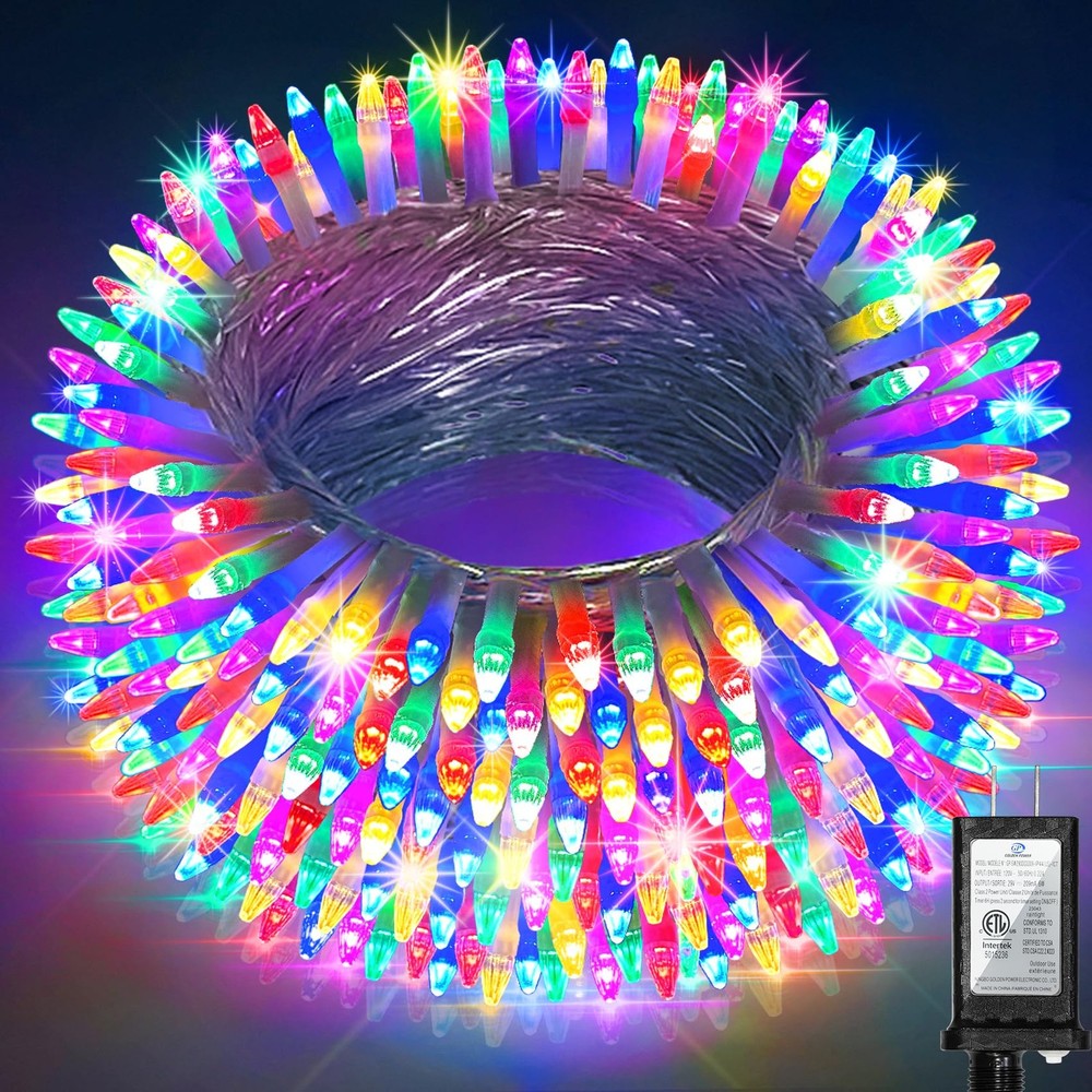 1500 LED 492ft Outdoor Christmas Lights with 8 Lighting Modes