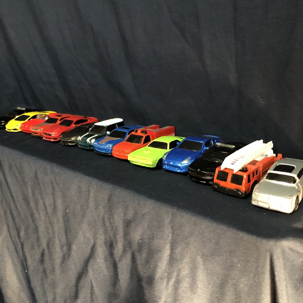 MAISTO LOT 14 CARS  1/64 USED Concept Nissan Lamborghini Mini Cooper Porsche GT