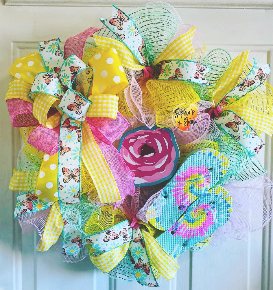 seasonal Summer wreaths for front door-image