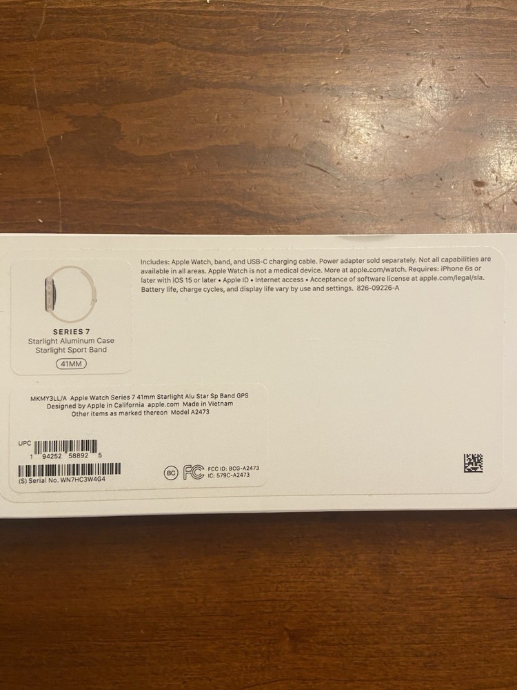 Series 7 Starlight Aluminum Case Starlight Sport Band 41MM