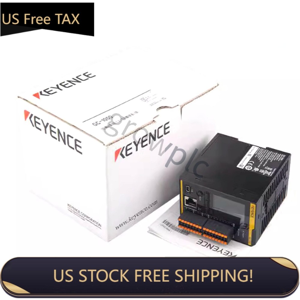 Keyence GC-1000 Industrial Safety Controller Ethernet LCD New  US Free TAX