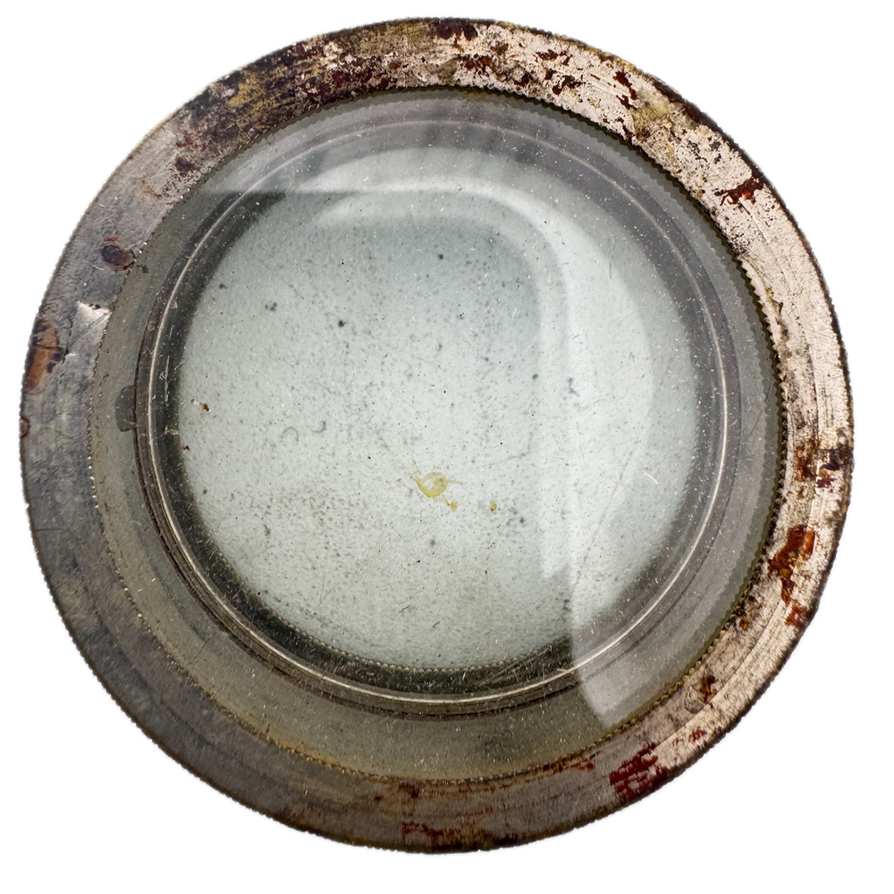 Antique 16s Waltham Coin Edge Open Face Pocket Watch Transport Case USA