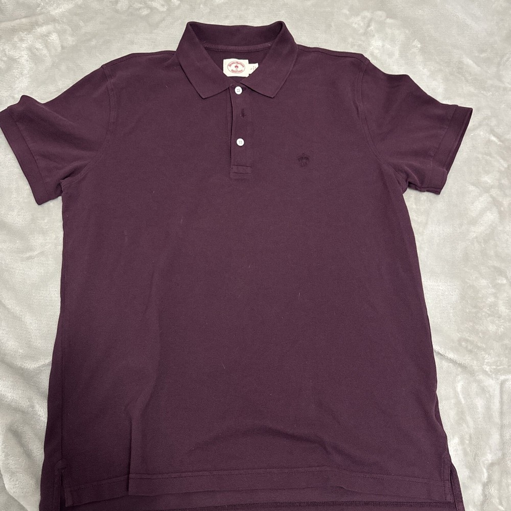 Brooks Brothers Red Fleece Performance Polo 100% Cotton Pique Size L