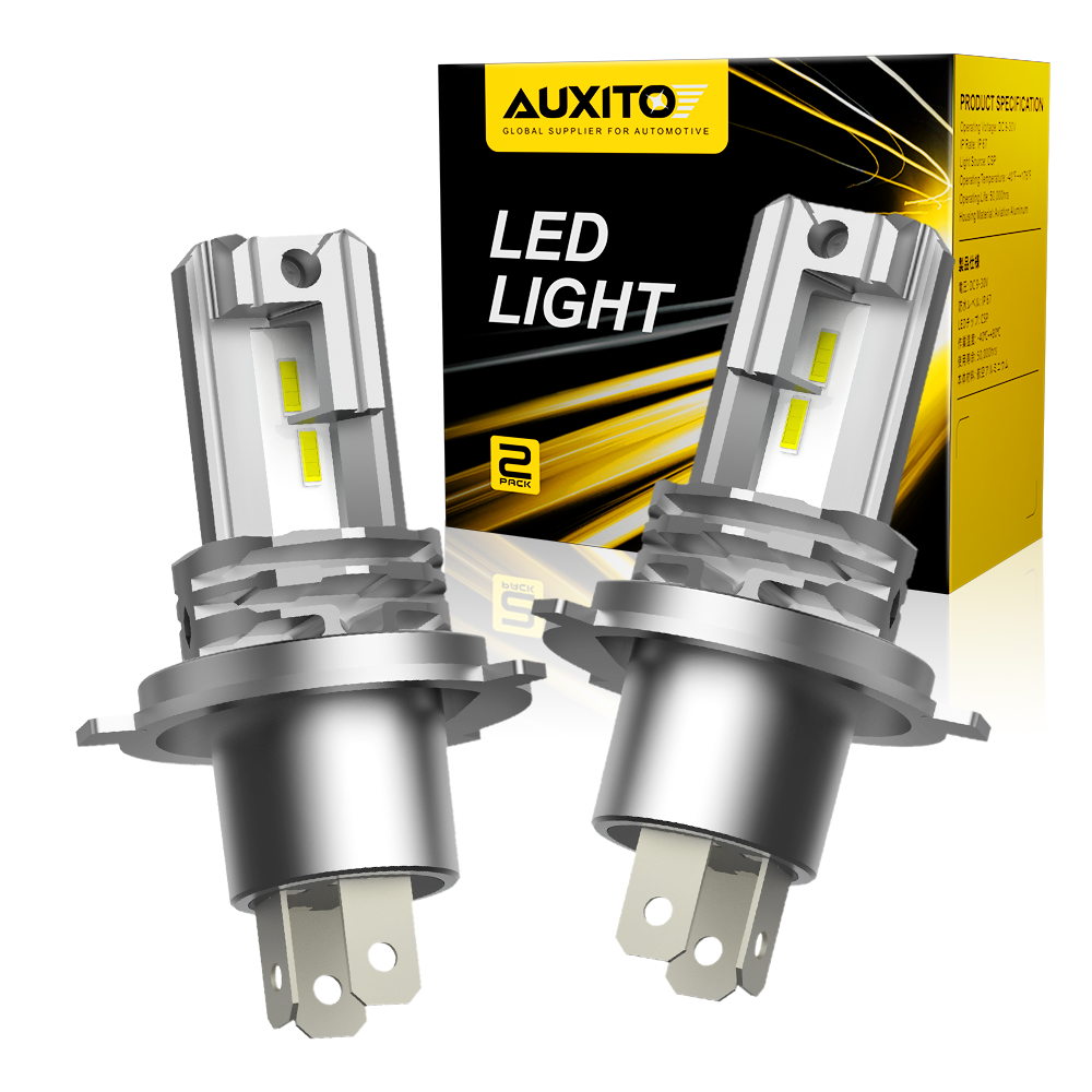 H4 9003 Super White LED Headlight Bulb Kit 6500K High Low Beam 360000LM