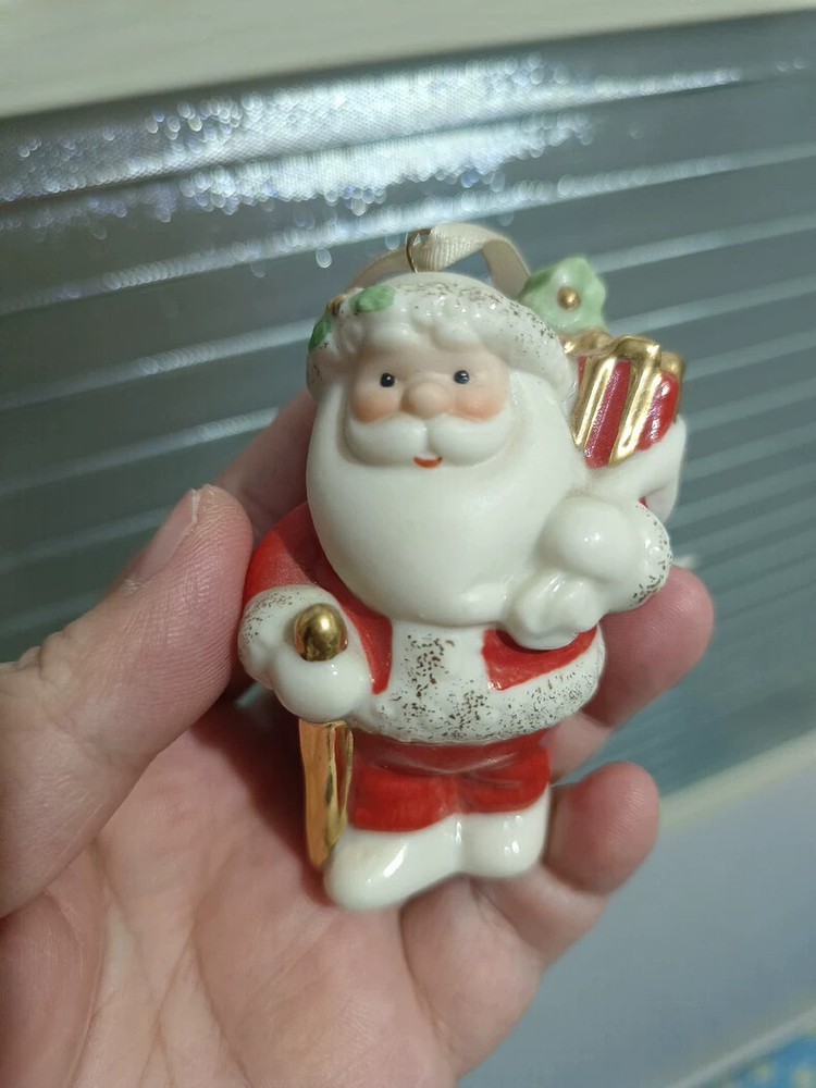 LENOX Santa Claus Hanging Pendant Ornament Ceramic Sculpture Collection Decor
