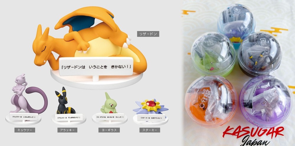 Disobedient Pokémon Figures Charizard Mewtwo Pokemon Center JP Limited Full set