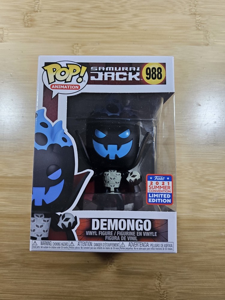 Funko POP Samurai Jack Demongo Funkon 2021 Shared Exclusive with Protector Case