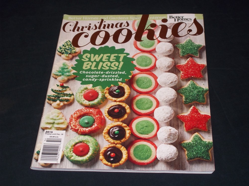 2015 BHG Christmas Cookies Sweet Bliss Magazine H 7289