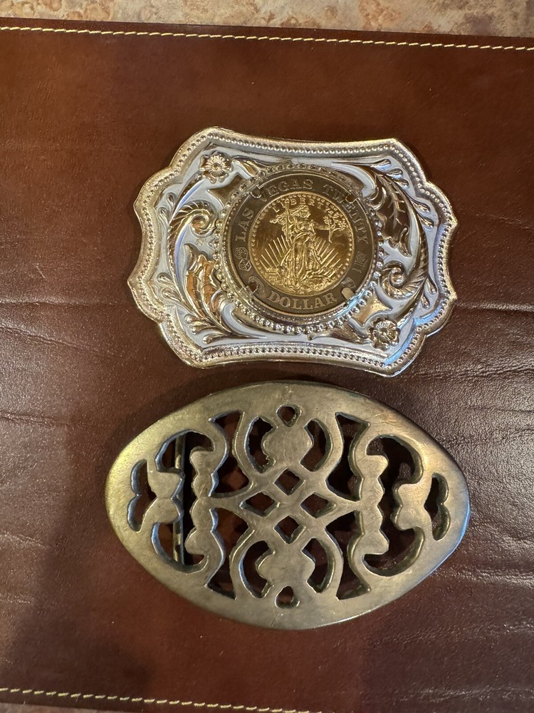 2 Belt Buckles- Las Vegas Twenty Dollar
