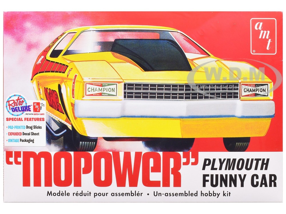SKILL 2 MODEL KIT PLYMOUTH FUNNY CAR 