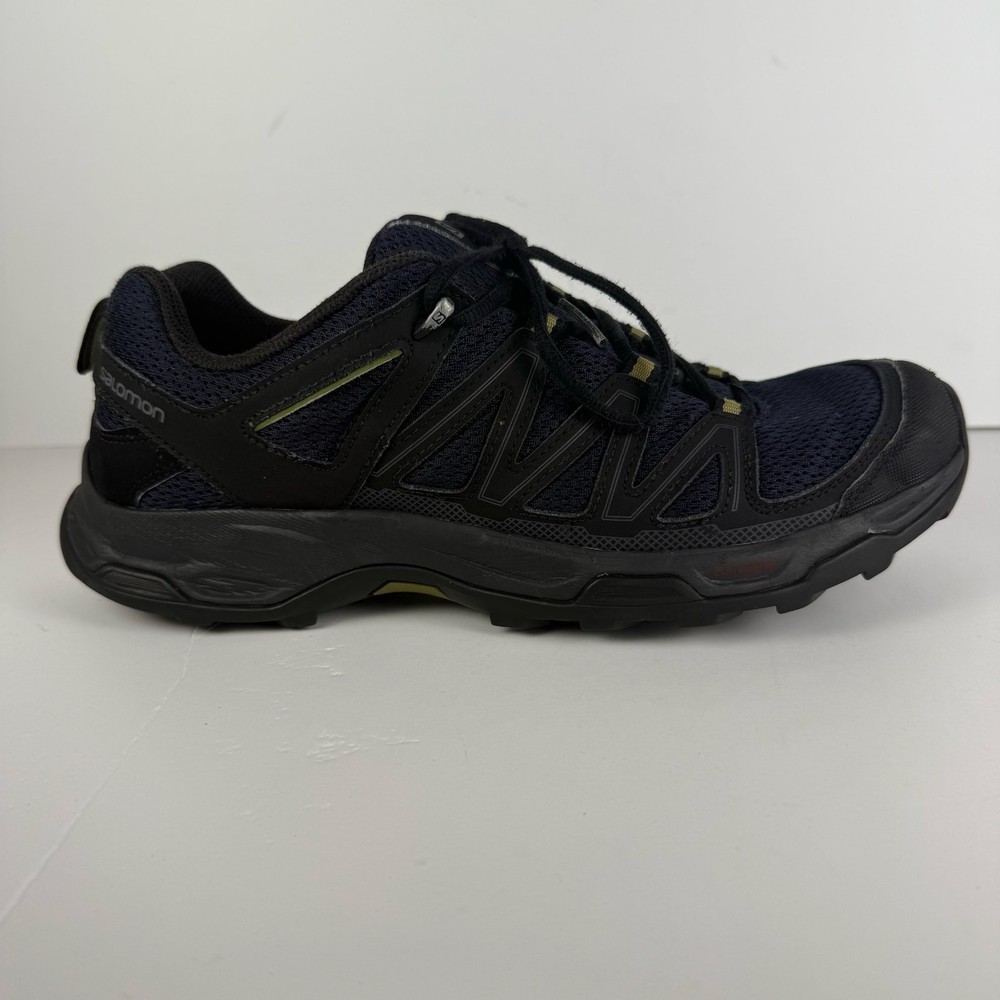 Salomon Pathfinder black mens hiking trail running shoes size 11.5