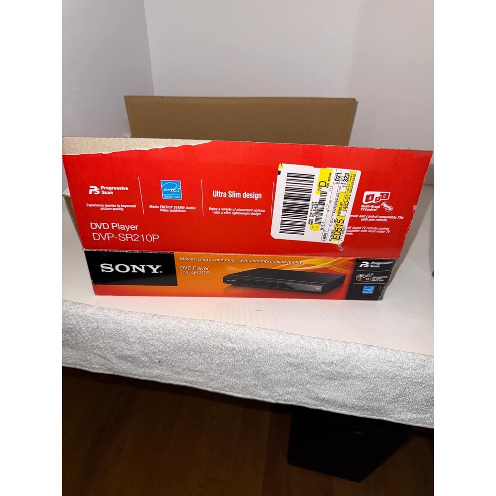 Sony DVP-SR210P Ultra Slim DVD Player with Progressive Scan - Tested & Working  