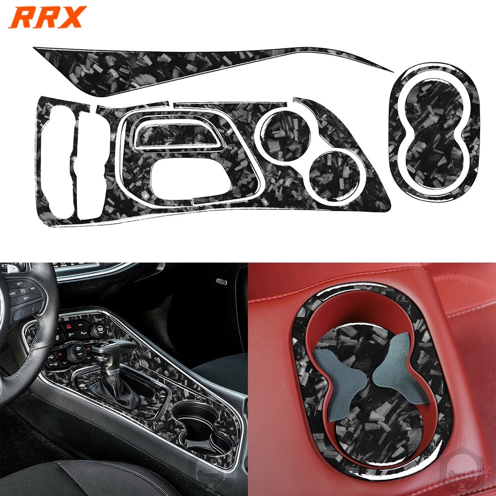 Forged Carbon Fiber Shift Panel Cover for Dodge Challenger 2015-2023