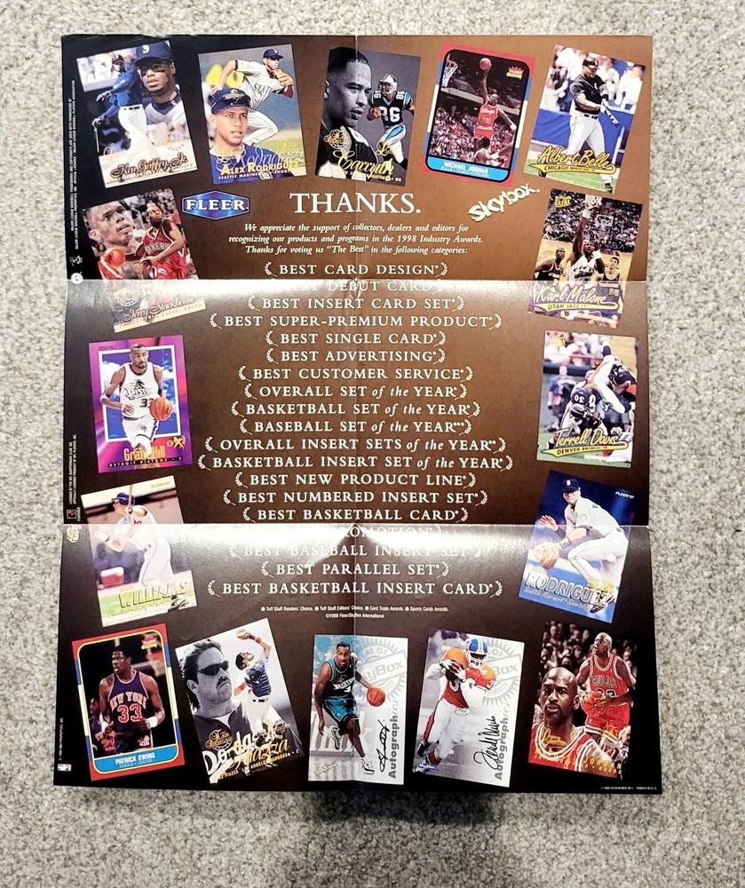 MICHAEL JORDAN KEN GRIFFEY JR GRANT HILL JERRY STACKHOUSE ALEX RODRIGUEZ MALONE