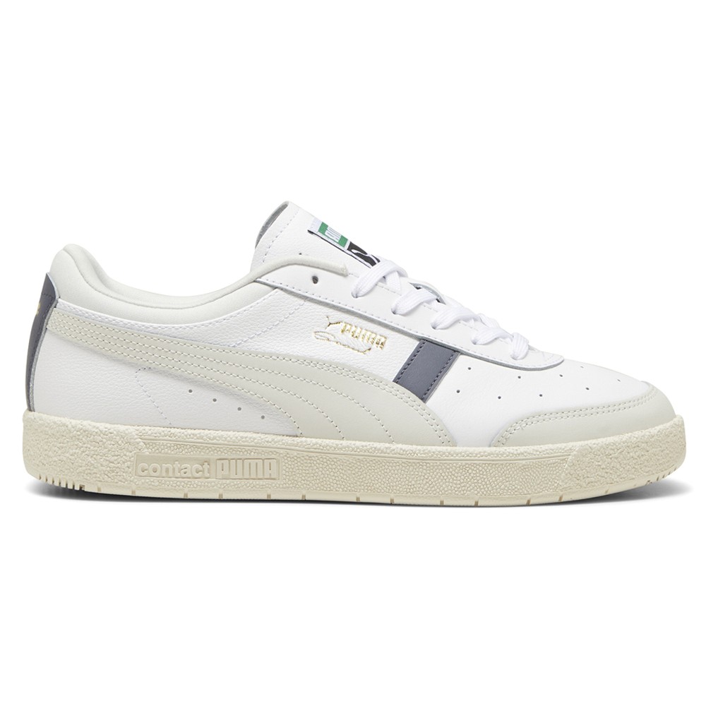PUMA Seoul Leather Lace-Up White Mens Casual Sneakers 39841005
