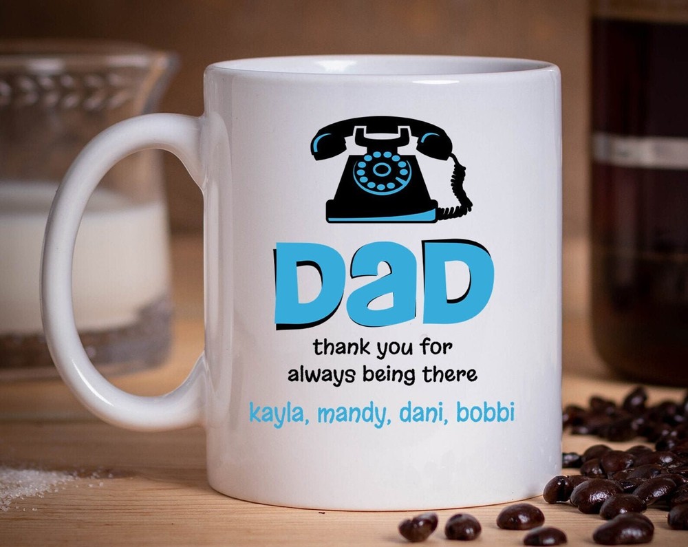 Personalized Dad Mug Custom Dad Mug Personalized Dad Gifts Father's Day Gift For