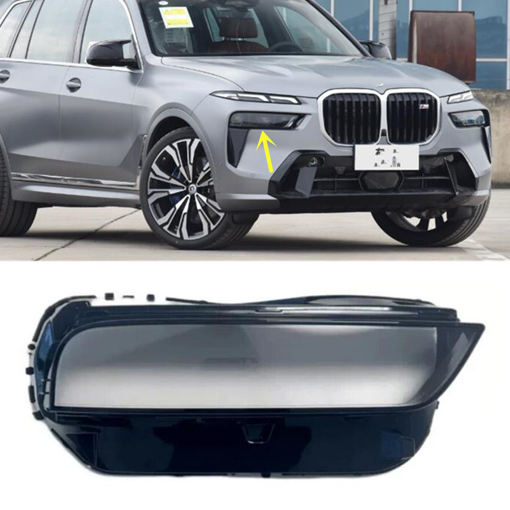 For BMW G07 X7 X7M 2023-2026 2025 Right Headlight Lens Cover Lampshade Shell