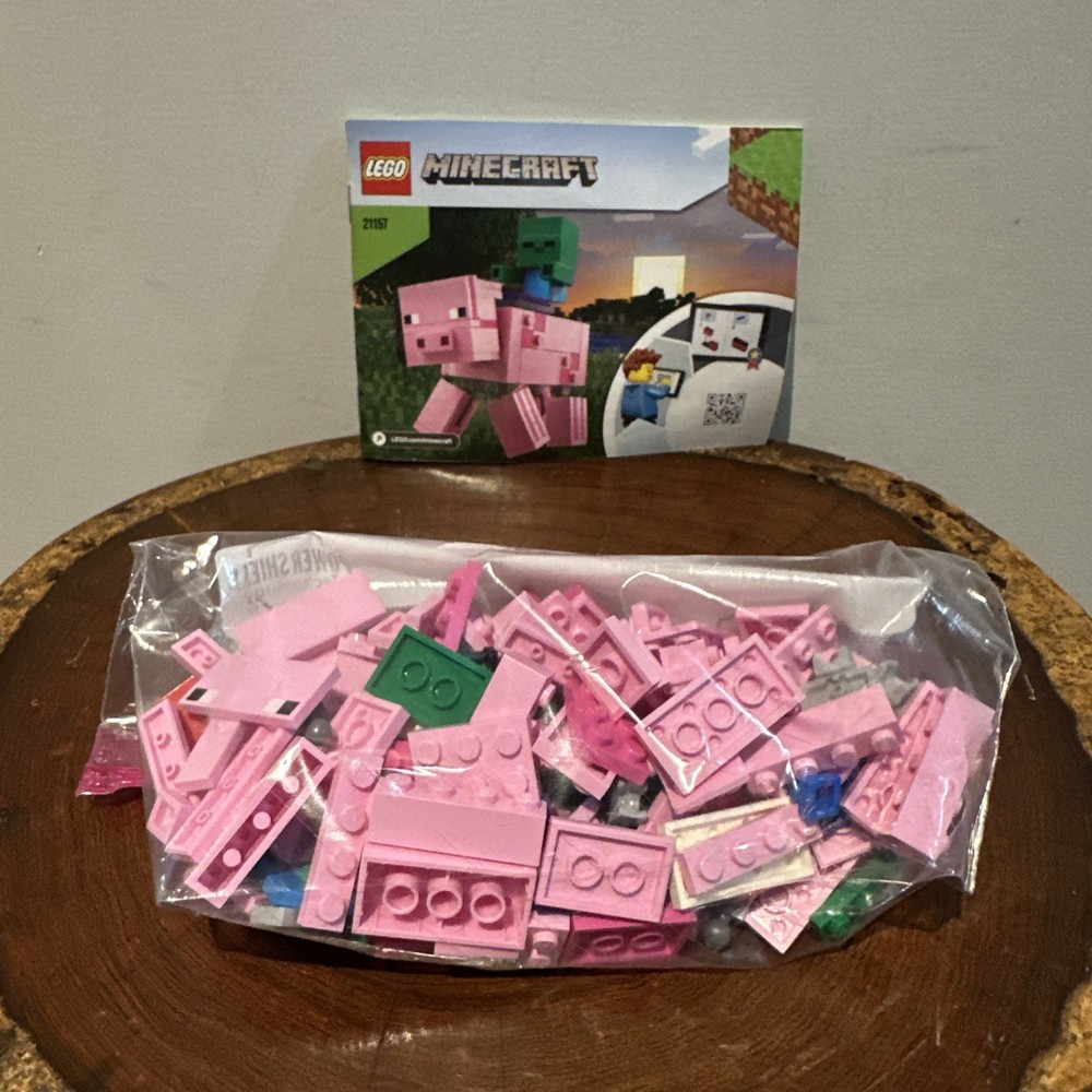 Retired LEGO Minecraft Sets 21156 & 21157 Complete No Box