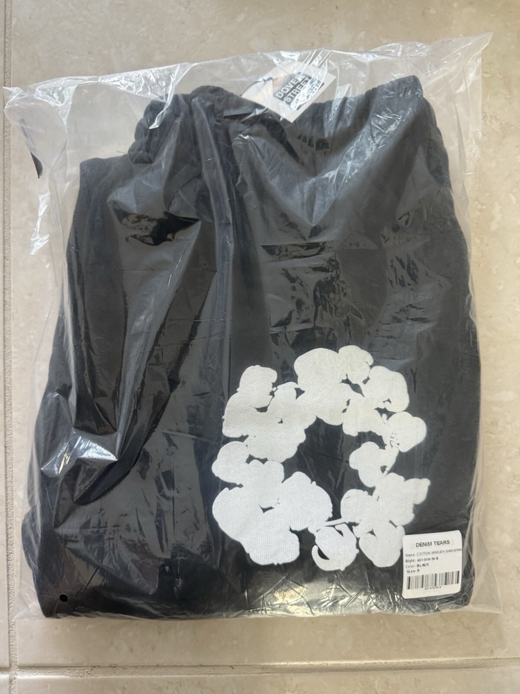 Denim Tears ''Black'' Sweat Pant (Size S) (100% AUTHENTIC WITH RECEIPT)