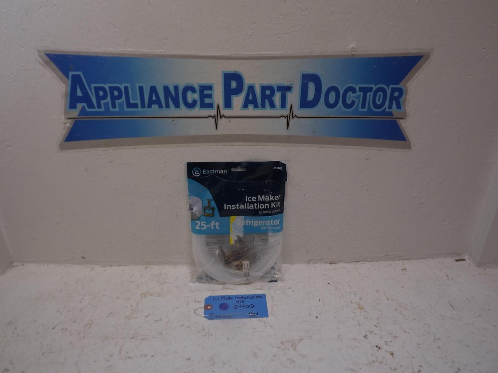 Eastman Refrigerator 247012 98519 Ice Maker Installation Kit NEW