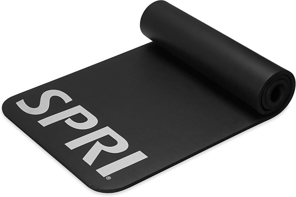 12mm Thick Pro Fitness Exercise Mat for Floor Workouts Sit-Ups Push-Ups