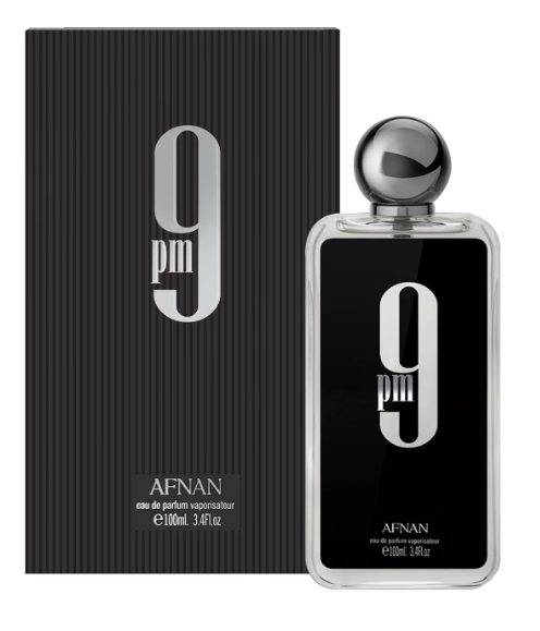 Afnan 9 PM For Men Eau De Parfum, 3.4 Fl. Oz Parfum Spray Regular Size