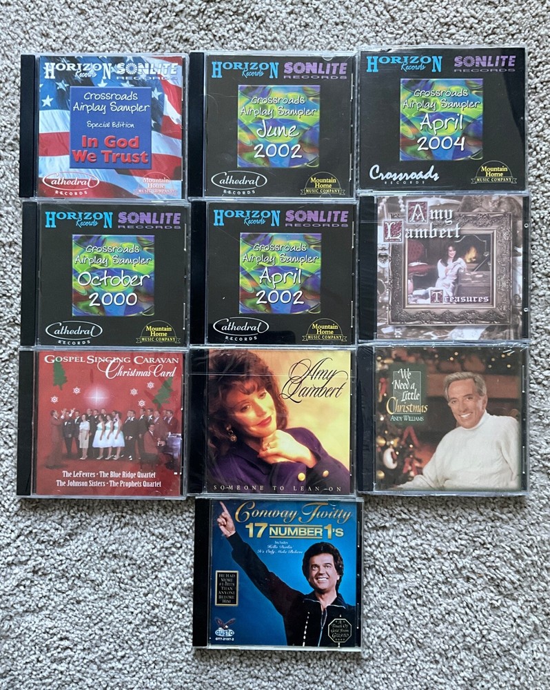 Christian Gospel Music Crossroad Airplay Sampler  CD Set 10  Rare