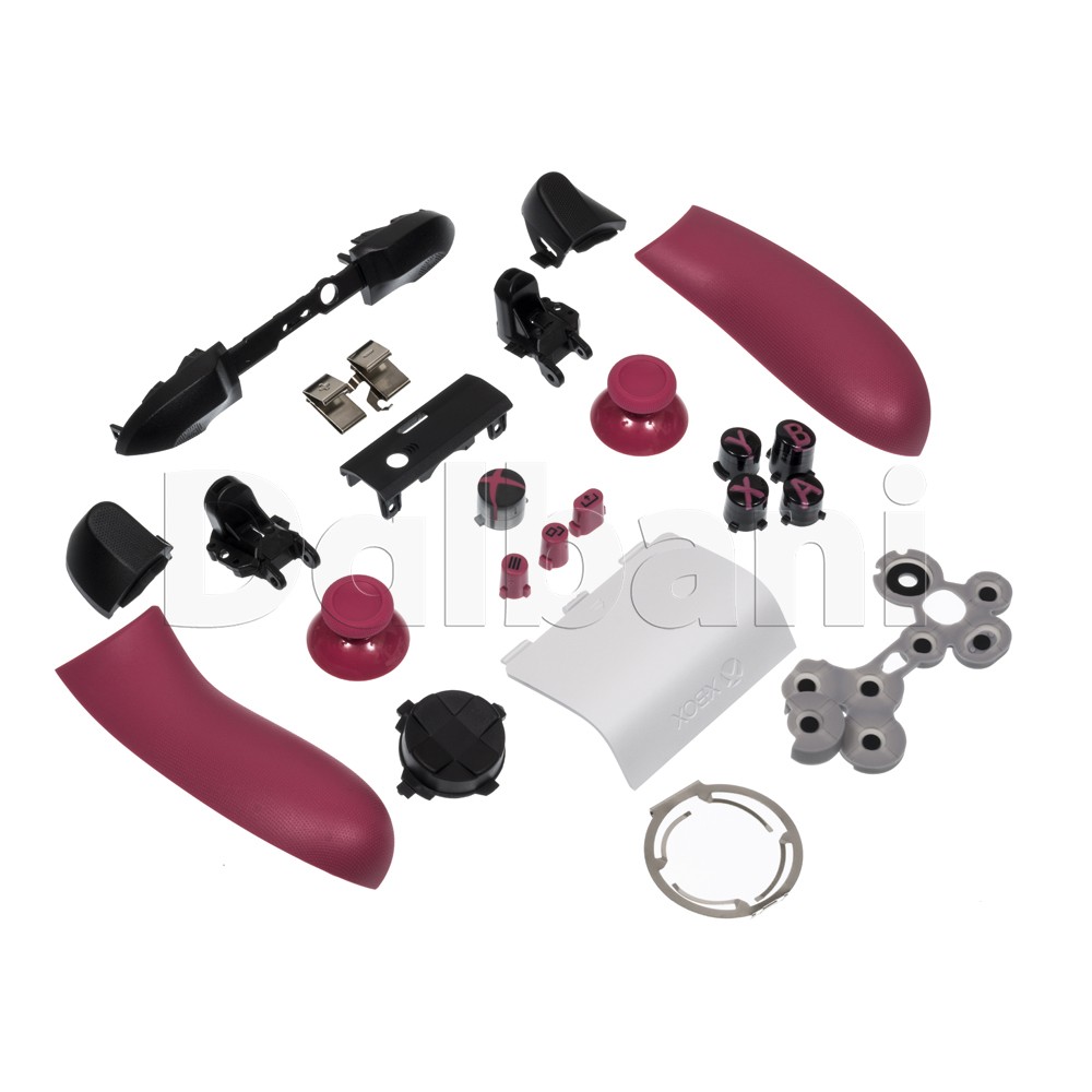 Full Set Housing Shell Buttons Replacement for Xbox Series X /S Controller Pink