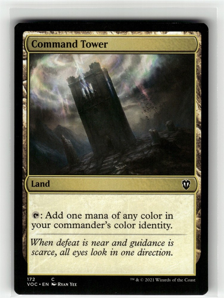 COMMAND TOWER Crimson Vow Commander #172 VOC(NM+)(MTG)