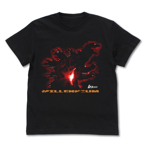 Presale Godzilla 2000 Millennium T-shirt Black Unisex Japan Limited Cosplay-image