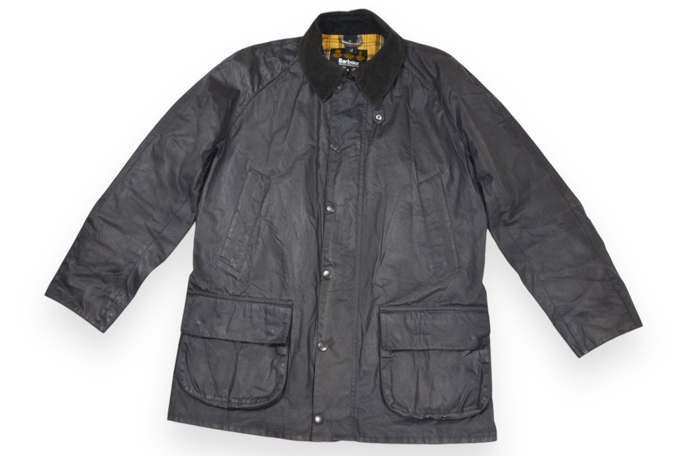 Barbour Bristol Jacket Men’s Wax Blue Navy England Classic Size XL