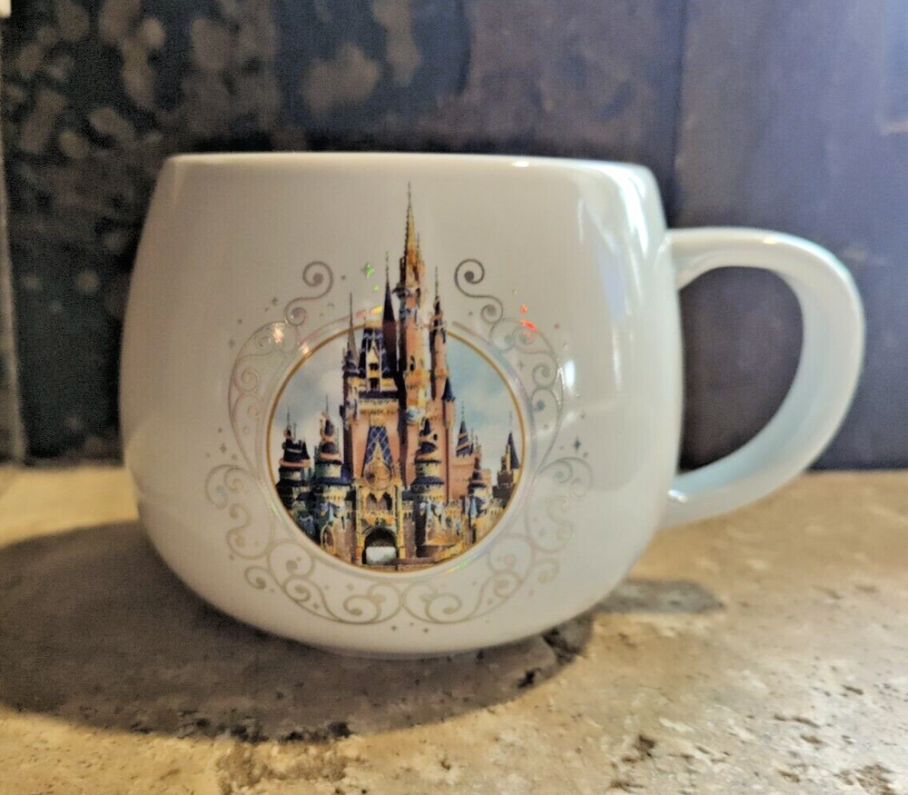 Disney World 50th Anniversary 21oz Castle Coffee Mug Teacup