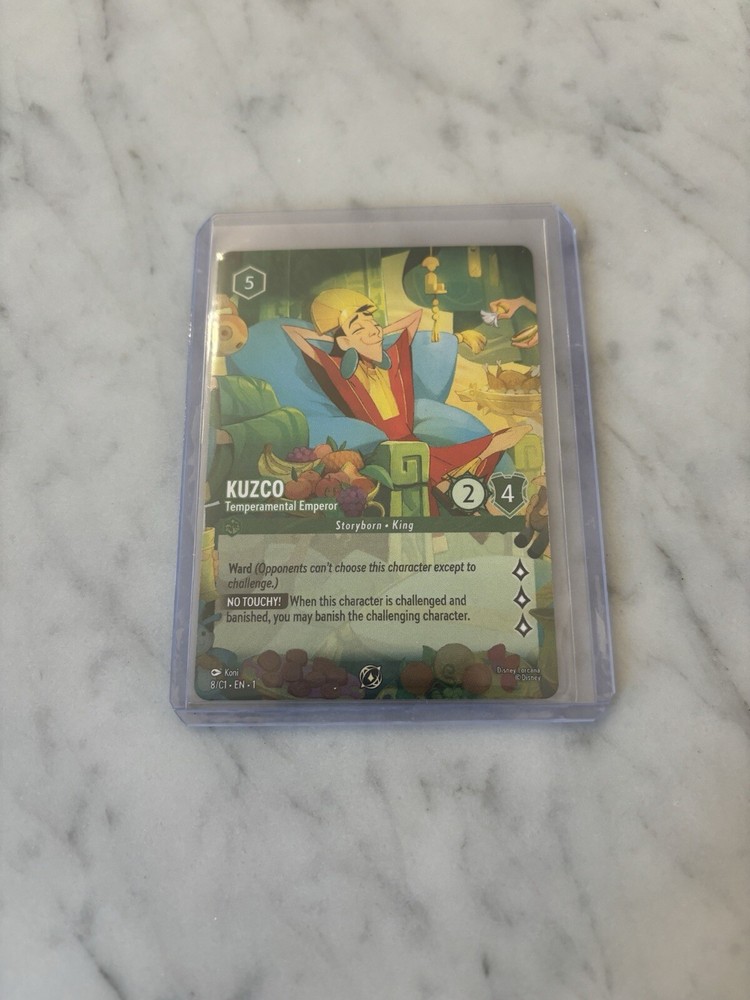 Kuzco Temperamental Emperor 8 Disney Lorcana Holo Promo Cards