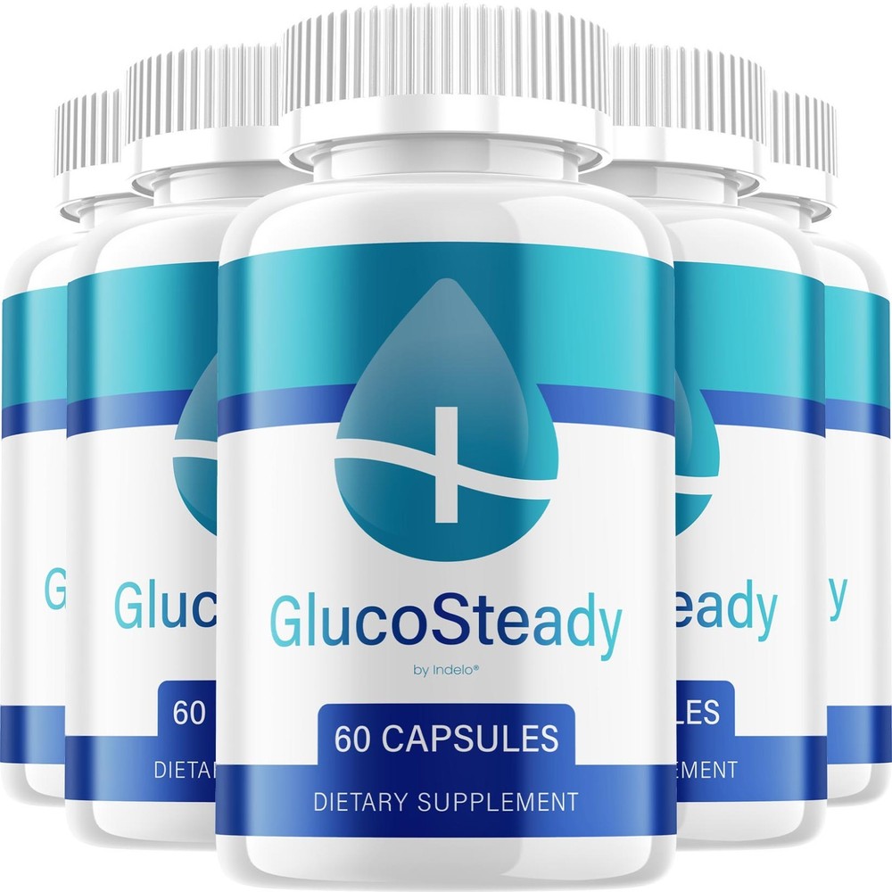 (5 Pack) Gluco Steady Capsules – GlucoSteady Natural Blend Glycogen Support