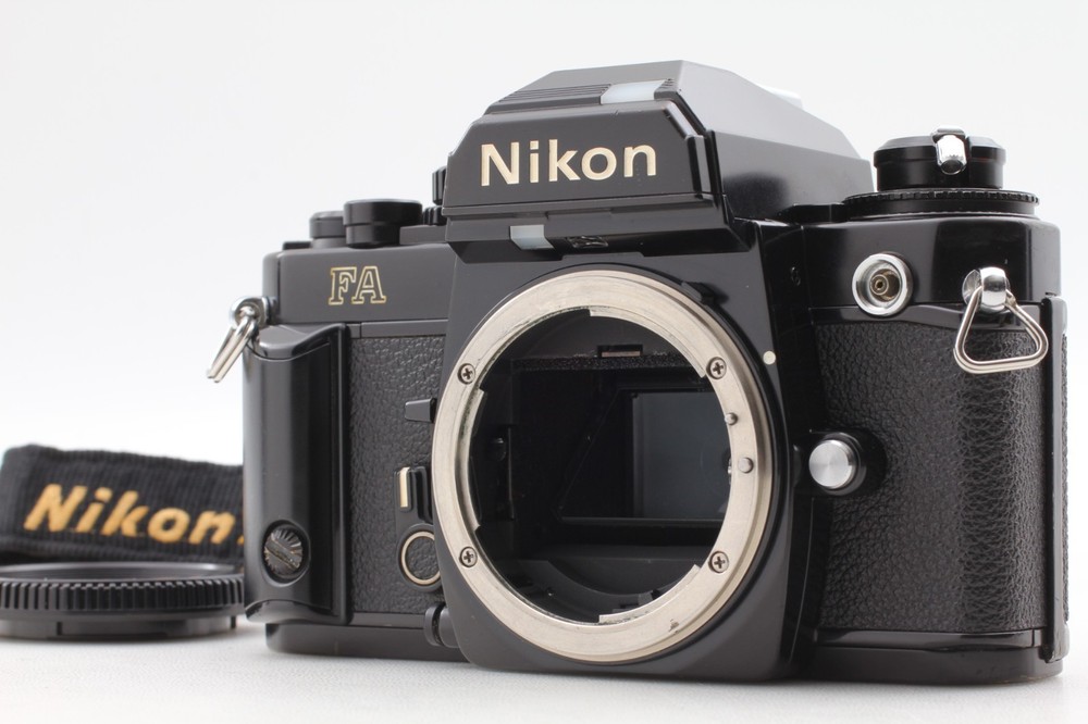 [Exc+5] Nikon FA Black 35mm SLR Film Camera From Japan 6C26