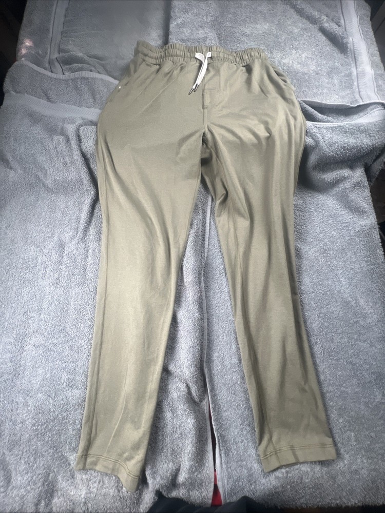 Vuori Ponto Performance Pants Mens Large Gray Joggers Sweatpants Athletic Lounge
