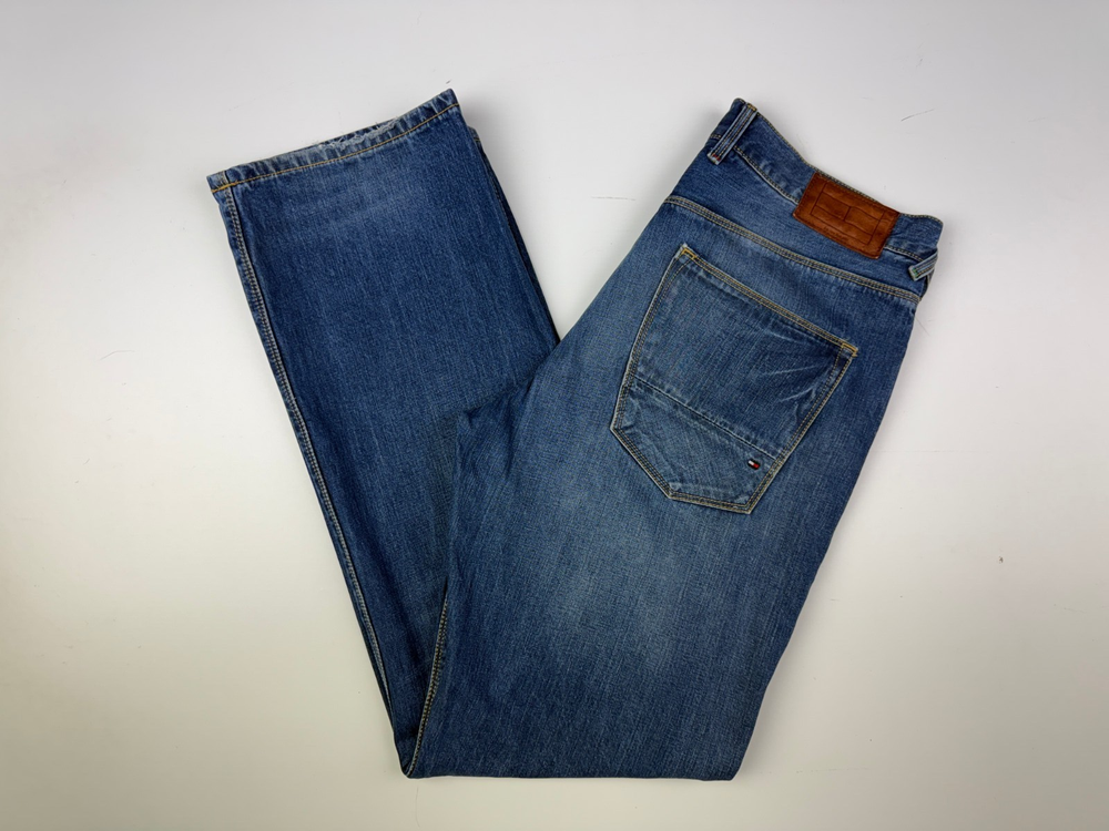 TOMMY HILFIGER Mercer Straight Fit Jeans W35 L32 Medium Blue for Men