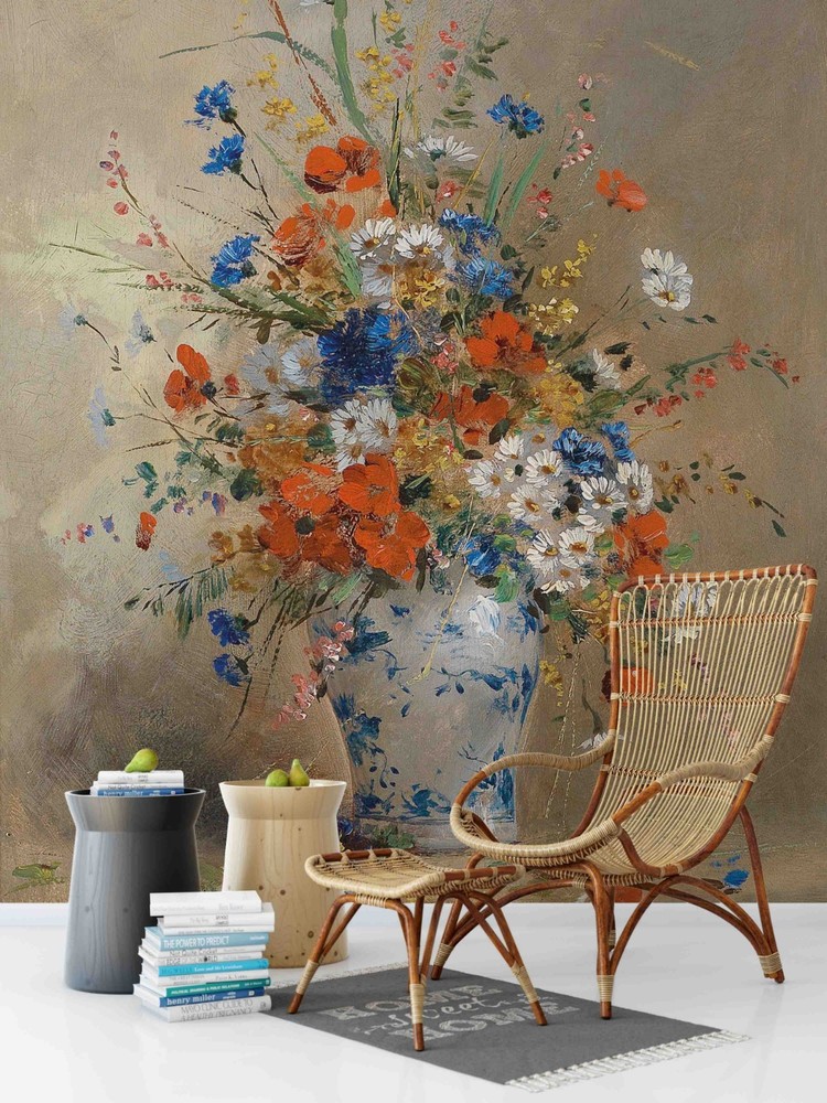 3D Flowers Still Life Oil Painting Wall Murals Wallpaper Murals Wall Sticker 10