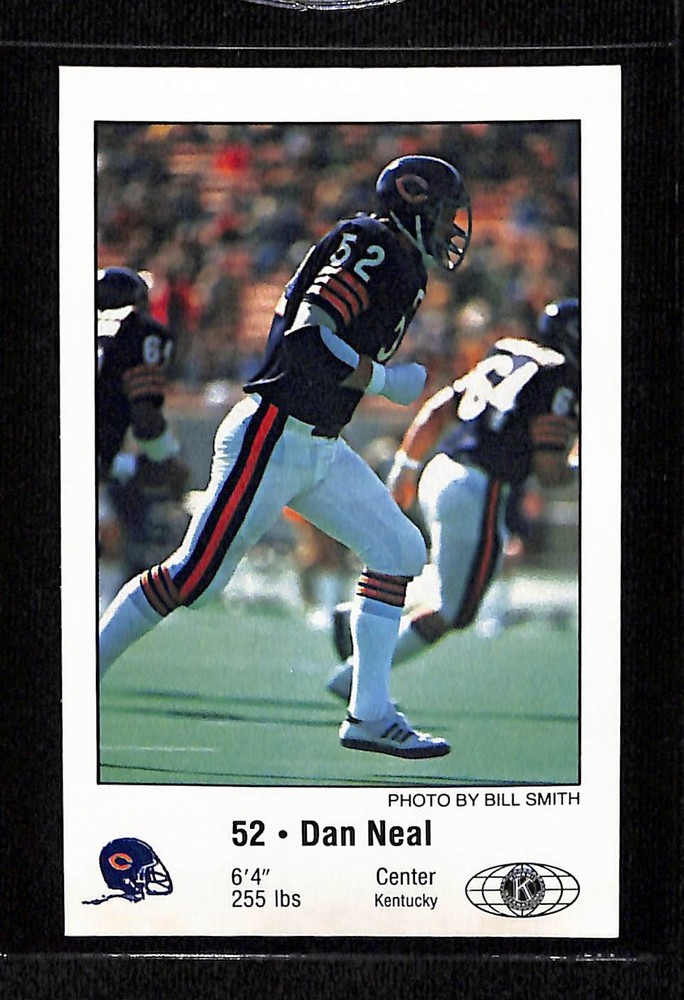 1981 Chicago Bears Police #NNO Dan Neal - NM/MT+ Set Break!