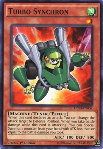 Turbo Synchron LC5D-EN006 Common 1st Edition Lightly Played Yugioh Card