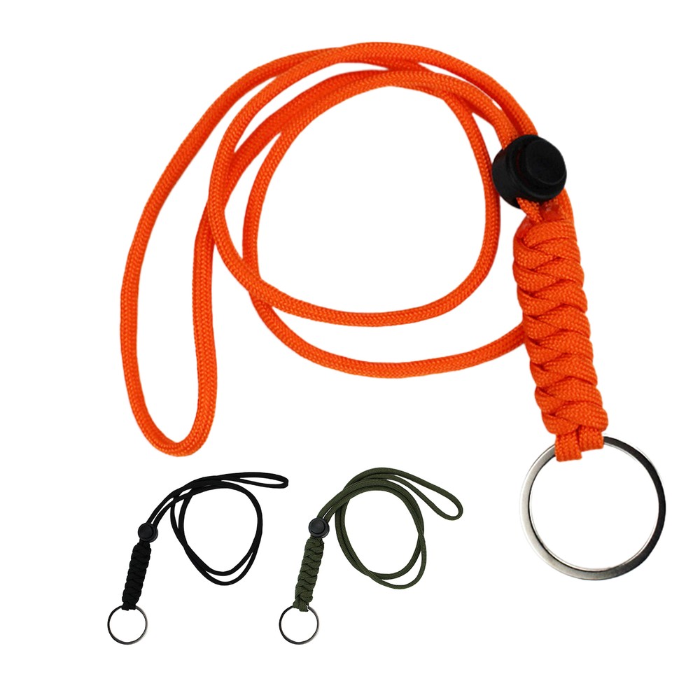 1/2/3pcs Lanyard Strap For Car Keys Heavy Duty Braided Strap Necklace Neck