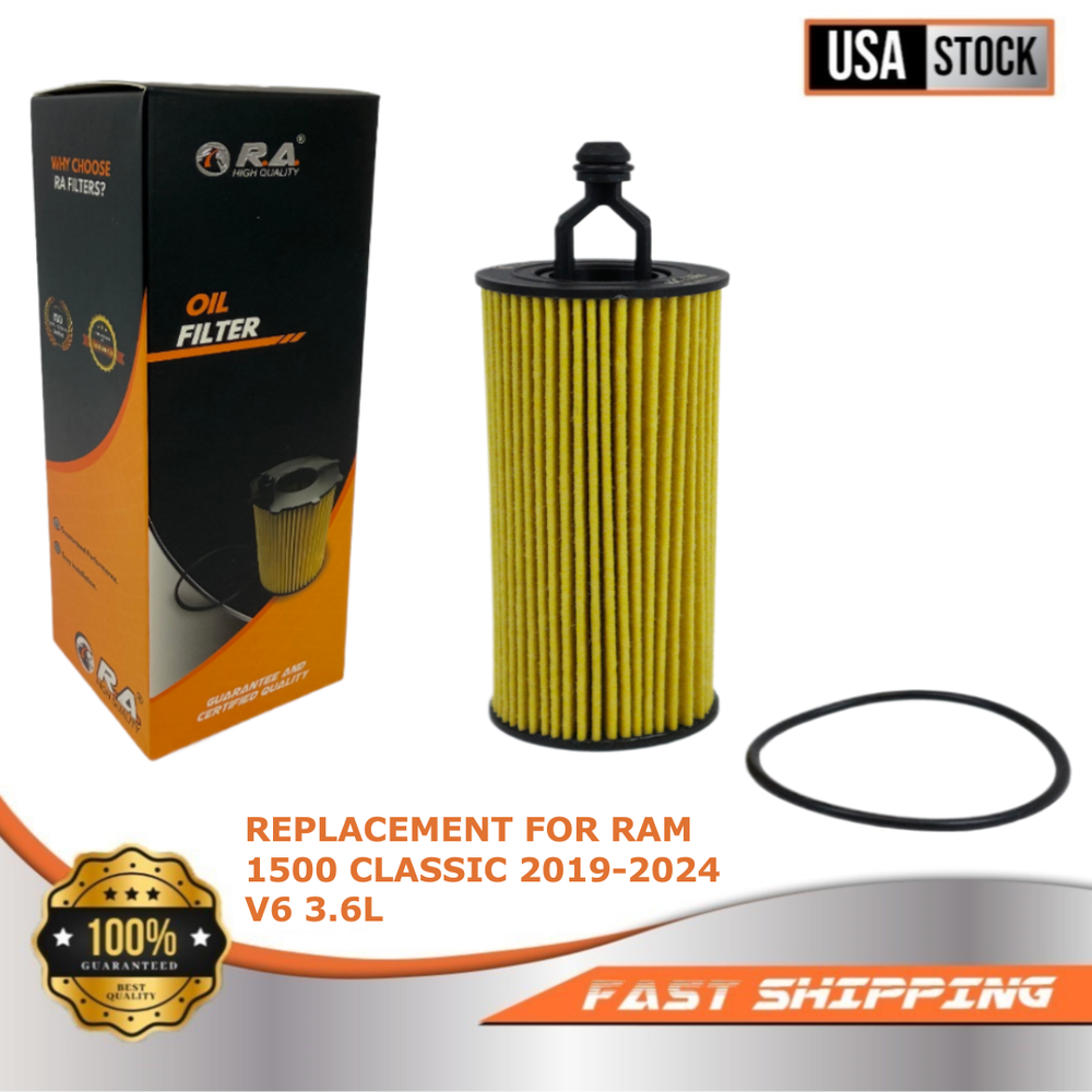 11665 Engine Oil Filter for RAM 1500 CLASSIC 2019 - 2024 V6 3.6L