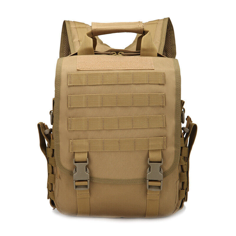 Tactical Military Laptop Messenger Backpack for Small Computers  